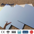 Acabado de espejo Alunewall Clase B1 superficie de relieve incombustible panel compuesto de aluminio FR / B1 acp con un ancho máximo de 2 metros